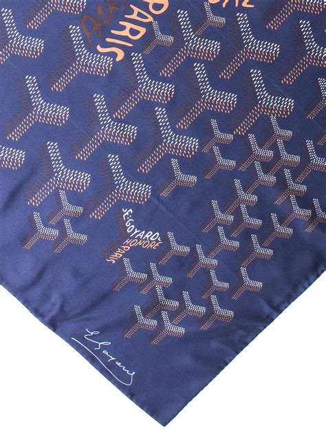 goyard scarf replica|goyard silk scarf.